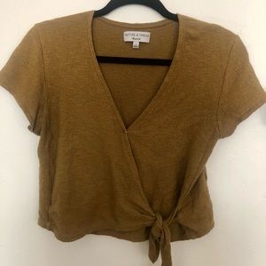 Madewell wrap top